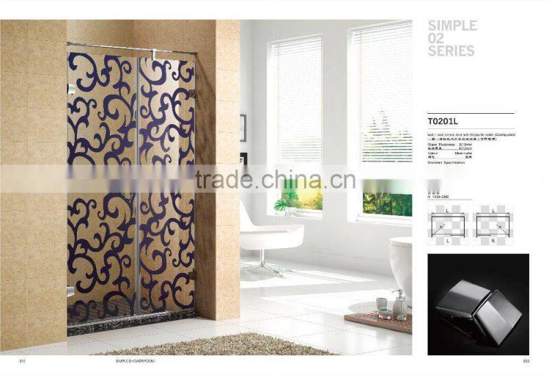 2016 Chinese Fatory Price For glass door for shower enclosures/cabin/bathroom