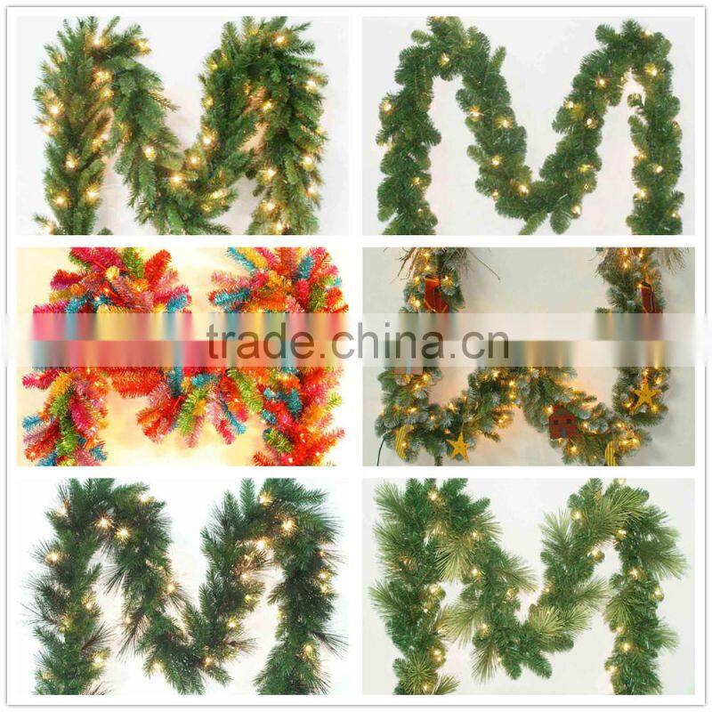 LED Light PVC Christmas Wreath