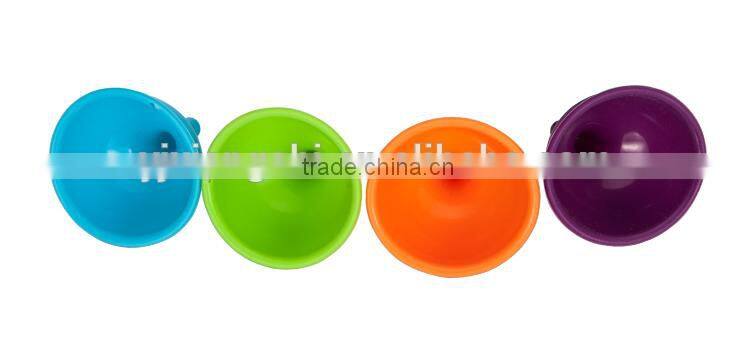 Hot sale colorful Silicone Funnel for Liquid Transfer Powder Transfer 100% Food Grade Silicone