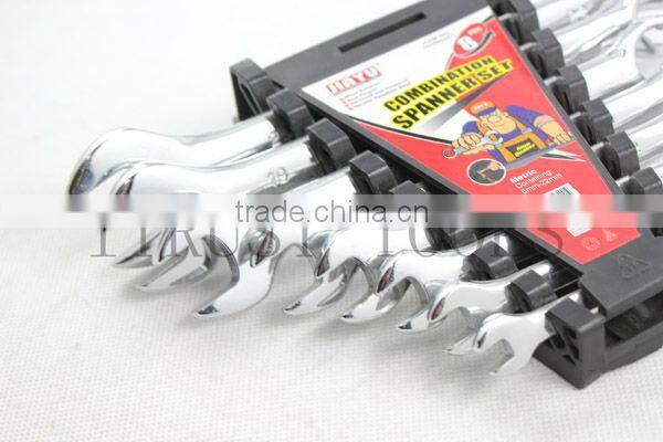 7pcs Fully polished Conbination Wrench Set WR9003