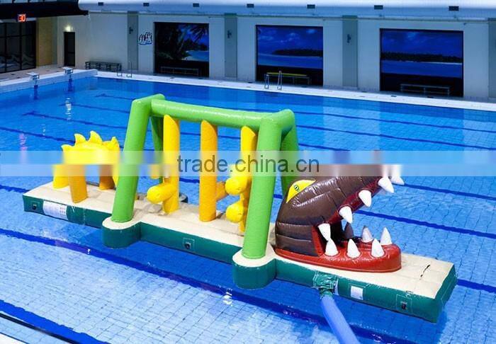 Cheap inflatable aqua run inflatable water obstacle course for sale