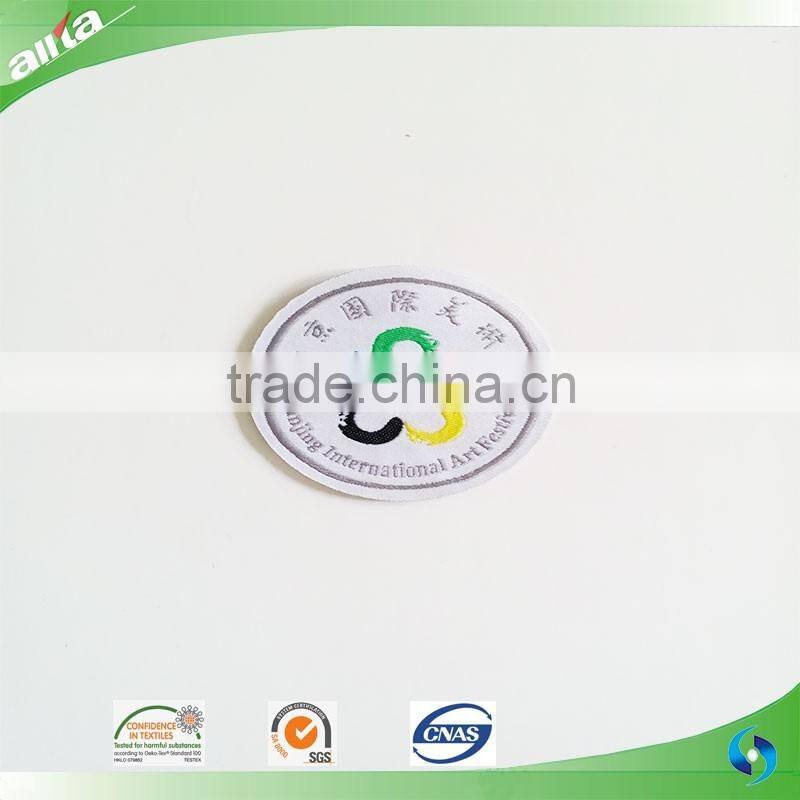 China Factory Custom Iron-on Woven Patch