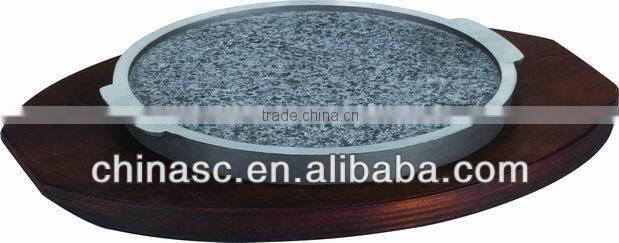 Mini granite round fry pan soup pot