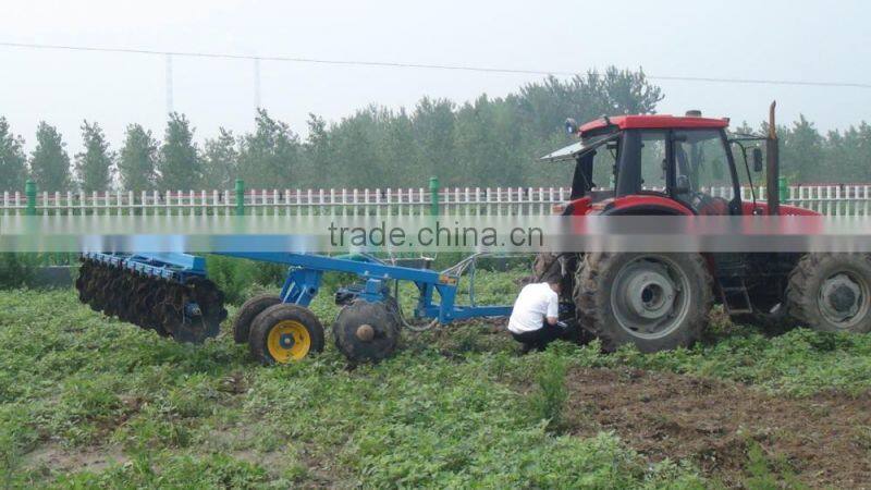 hot sell farm machinery trailed hydraulic disc harrow