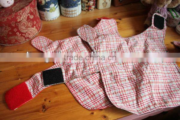 waterproof and breathable PU pet dog print clothes
