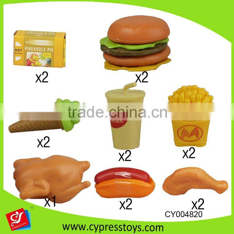 Deluxe Fast Food Pretend Playset For Kids With Burger Turkey Icecream And More