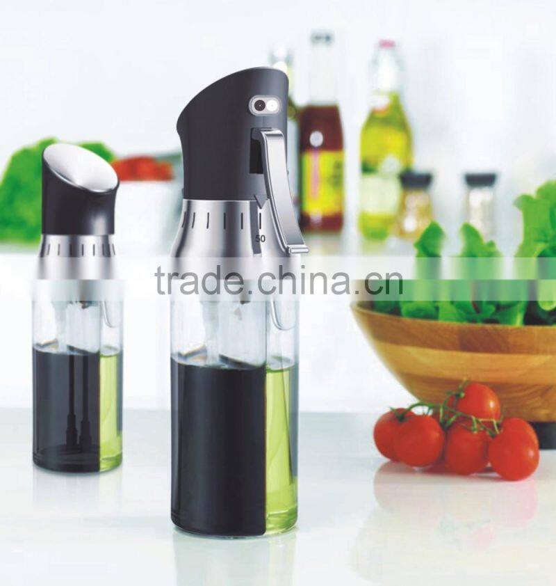 Plastic 2 in 1 Oil & Vinegar Sprayer Oil & Vinegar Bottle Mister For Cooking