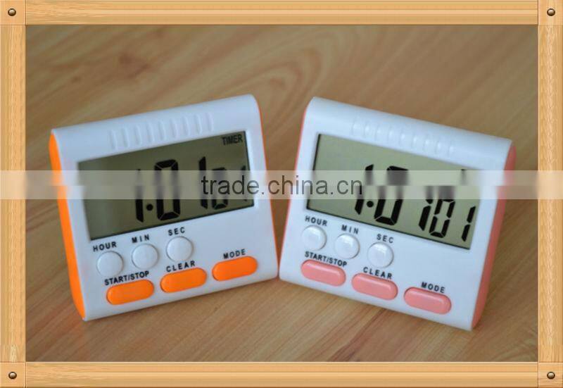 Large LED backlight programmable digital electronic timer