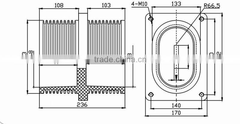 MEDIUM VOLTAGE BUS-DUCT INSULATORS
