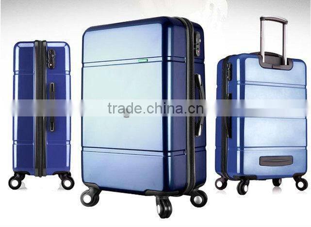 China ShenZhen Factory New Design ABS+PC luggage