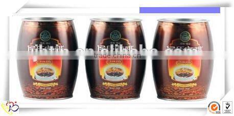 customized coffee tin can manufacturer/decorative coffee tin cans/coffee box tin