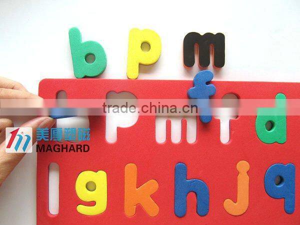 alibaba china wholesale custom EVA alphabet Letters Magnetic jigsaw puzzle , Educational Toys