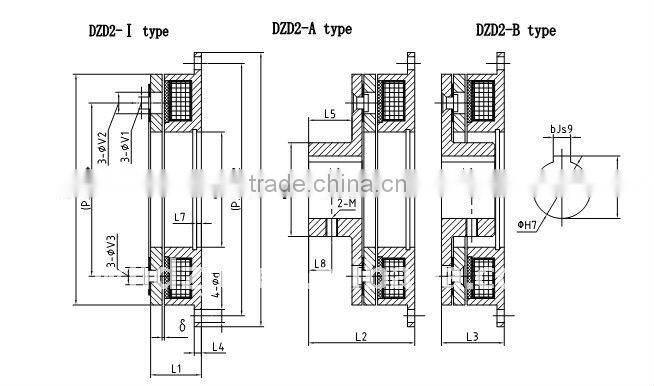 24V High precision retarder electromagnetic brake