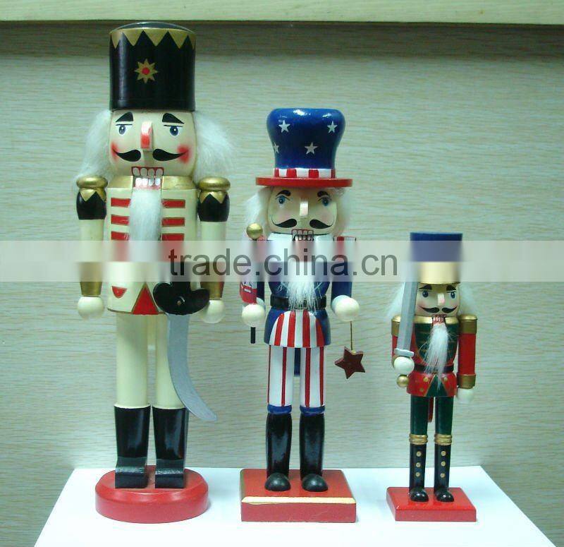 wooden soldier nutcracker for christmas decoration