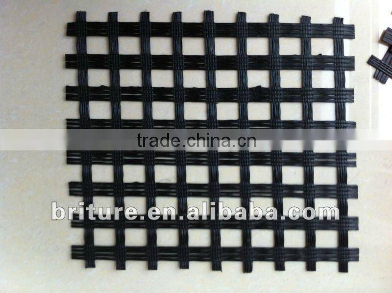 Fiberglass Geogrid; bitumen coated fiberglass geogrid