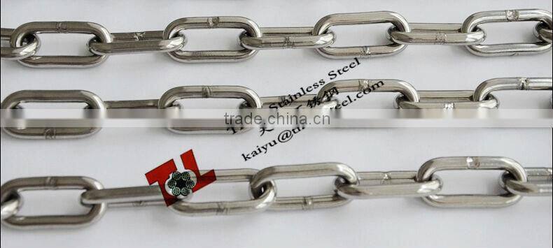 304 316 Stainless Steel Japanese Standard Link Chain with diameter 14mm