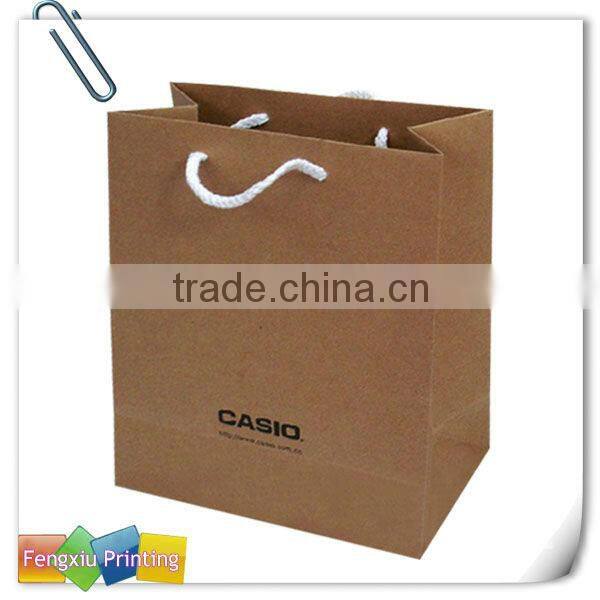 Charcoal Mini Handy Gift Kraft Paper Bag