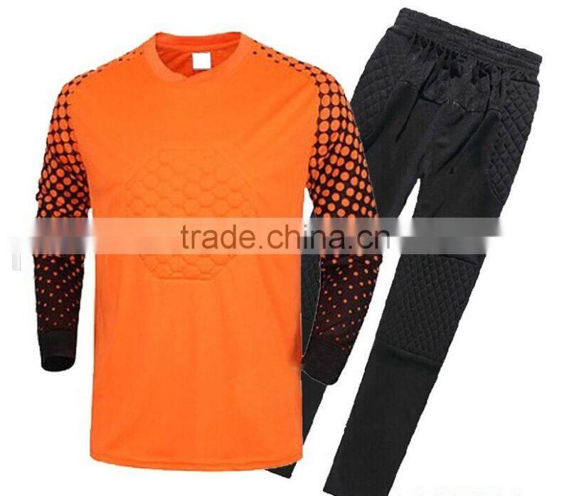 2016 newest design sublimated professional goalkeeper uniforms