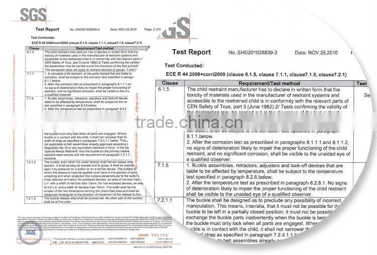 Baby Car Seat hot sale child car seat baby car seat with ECE R44/04 certification (group 0+1+2, 0-25kg)