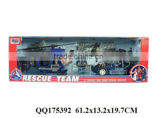 Funny police play set toy