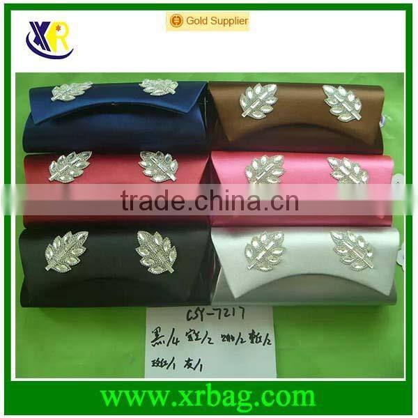 hot selling new satin women evening bag clutch