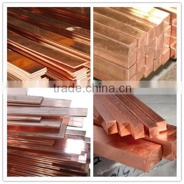 Price for Copper Rod / Flat Round Solid Copper Bar