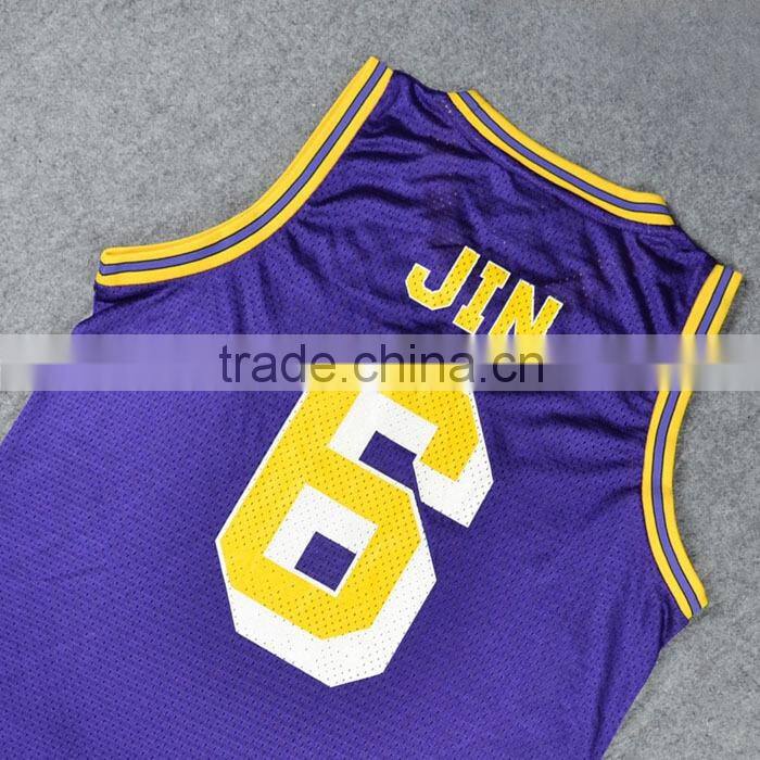 Wholesale blank basketball jersey&basketball jersey logo design