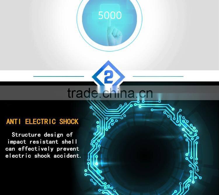 Power cord with American middle size plug socket