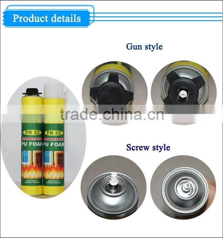 High performance light yellow 750ml polyurethane filler for cold weather use