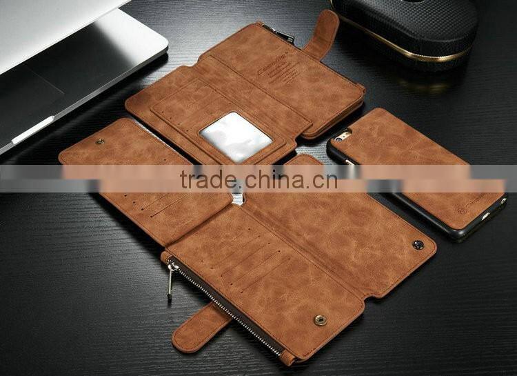 2016 Popular Design Leather Wallet Phone Cover For Iphone 6/6s