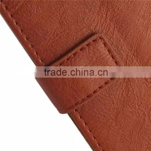 High selling retro filp leather case for samsung s6 edge