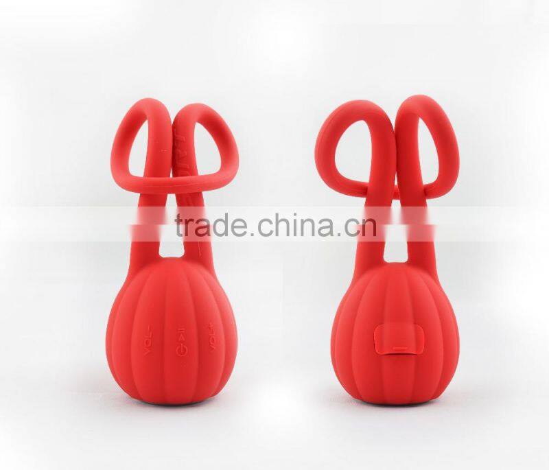 Wholesale low price silicon cartoon mini stereo music outdoor portable rechargeable bluetooth speaker