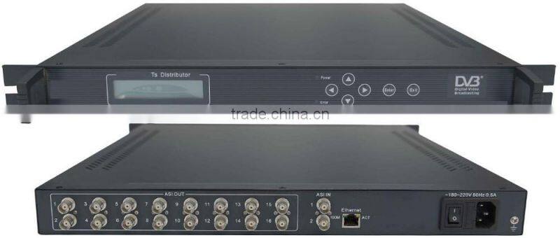 epg ASI ts Distributor (ASI IN,16 ASI out)