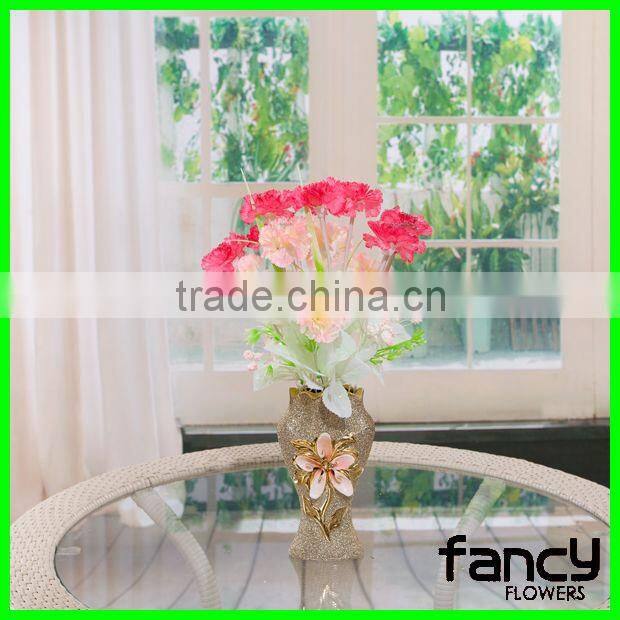 9 heads artificial carnation flower for wedding decoration
