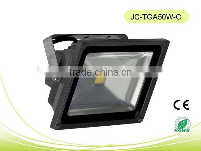 Hot sales CE/RoHS approval, IP66 waterproof outdoor with low price LED 50W COB Floodlight 0.5W Series