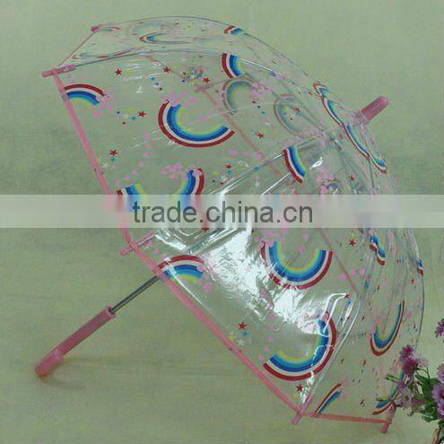 promotional poe transparent parasol umbrella
