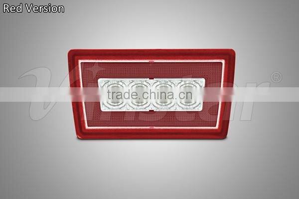 Clear/Smoked /Red Lens 3-In-1 LED Rear Fog Light Assembly Kit (Tail, Brake, Backup Reverse Light) For Su.baru Impreza WRX STI