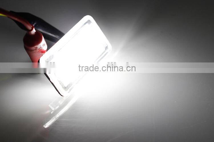 DC12-30V number plate light one year warranty canbus led license plate light for A udi
