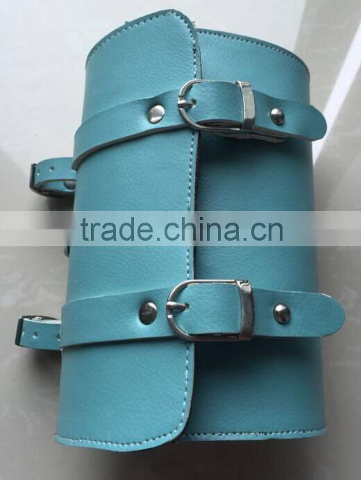 2015 high quality fashion pu leather saddle bike bag bicycle bag