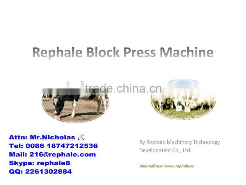 Rephale Salt Block/Tablet Press Machine