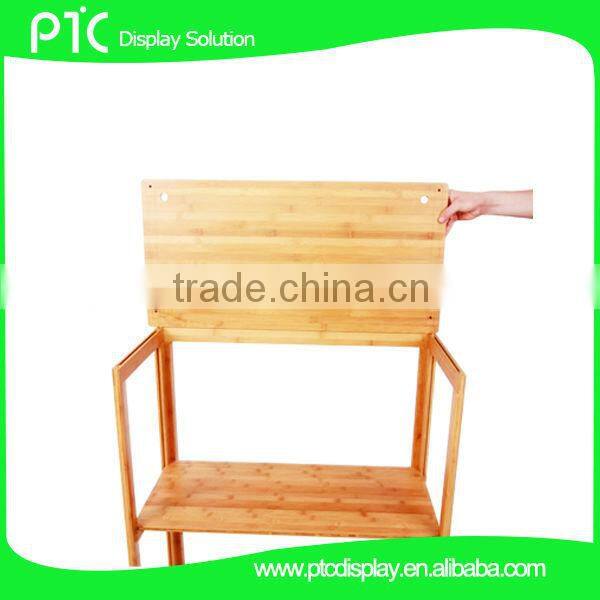 Bamboo exhibition counter