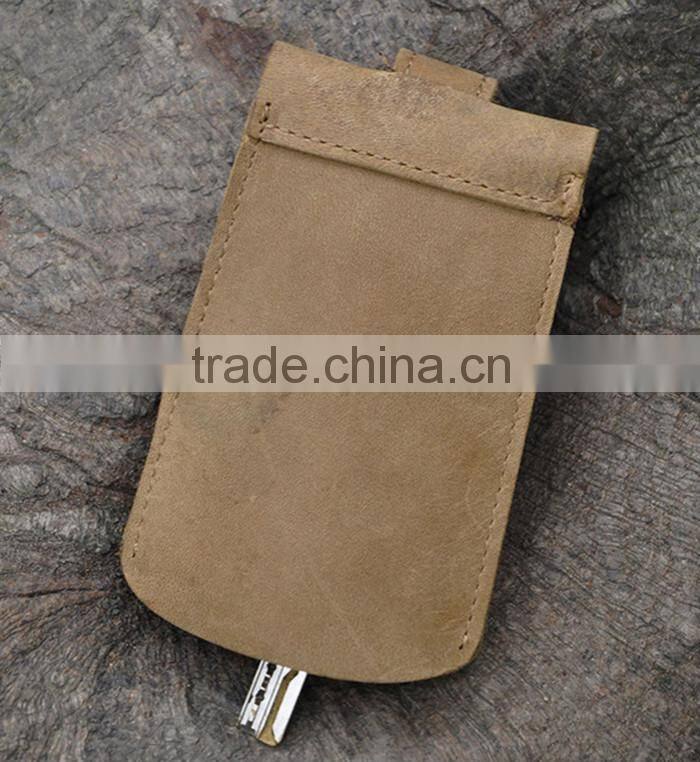 2016 high quality key holder vintage design key holder buckle leather key holder
