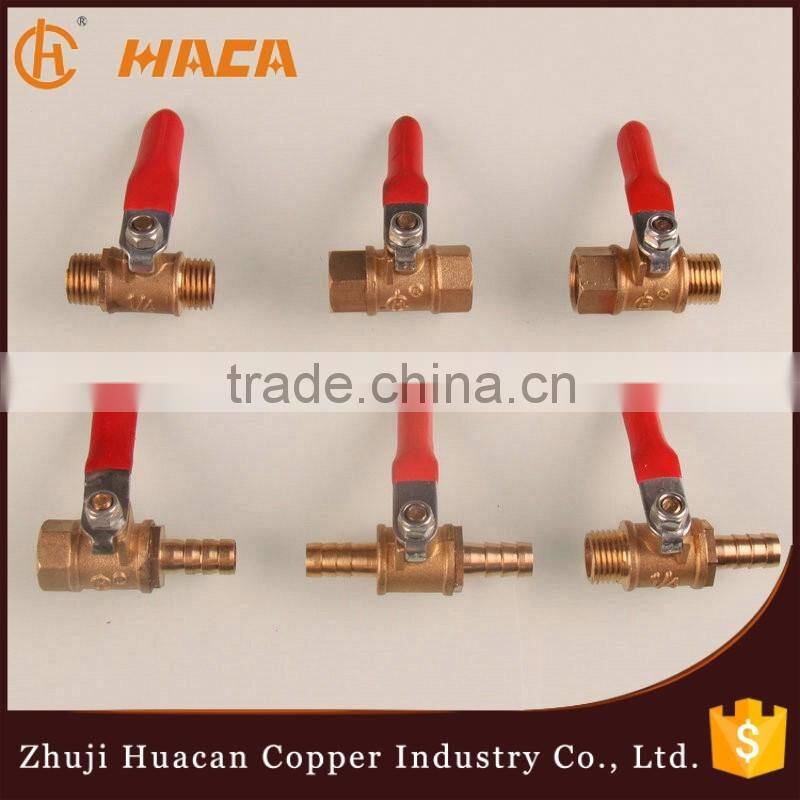 HOT! Brass Male Ball Valve With Nozzle