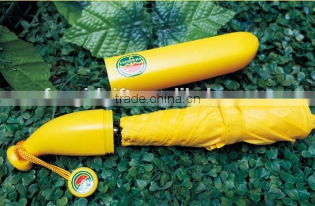 Hot Sell Unique Umbrella Sun And Rain Folding Umbrella banana Shape Umbrella
