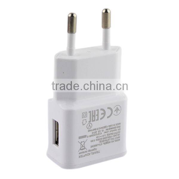 Travel EU Wall USB Charger For Samsung Note2 ETA-U90EWE