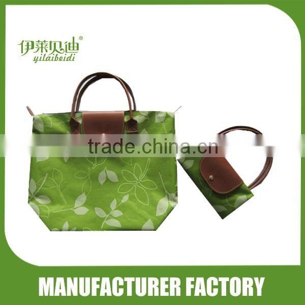 Folding shopping bags / nylon foldable shopping bags