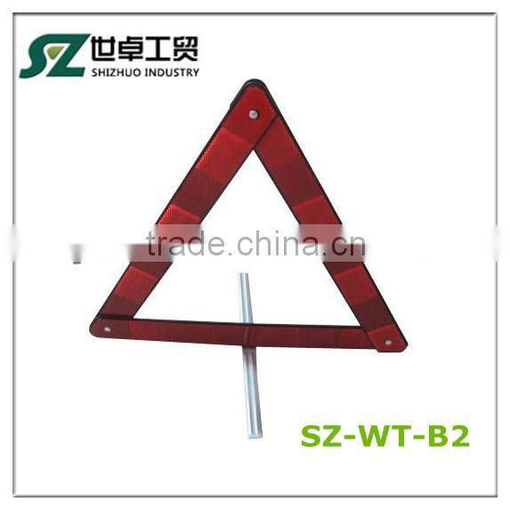 Strong Plastic Packing Reflecting Emergency Warning Triangle