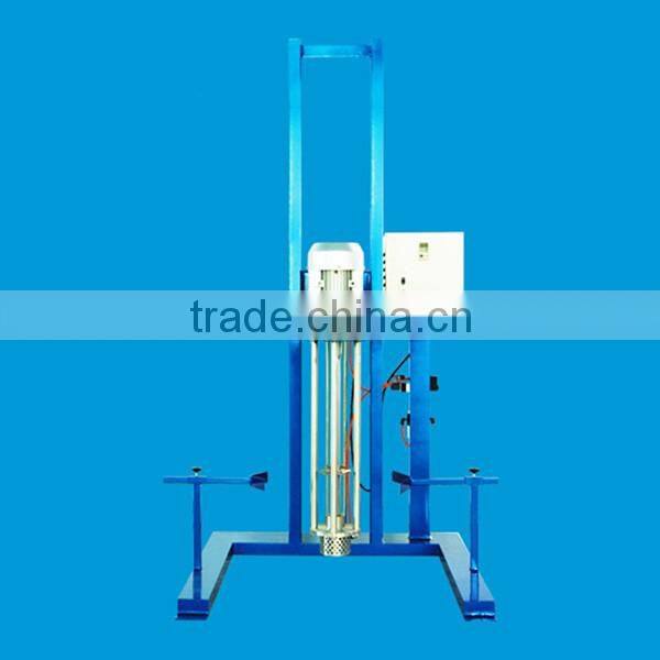 Pneumatic fix-type high shear chemical mixing homogenizer