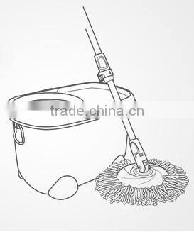 2016 hot selling 360 magic easy spin China super mops clean mop