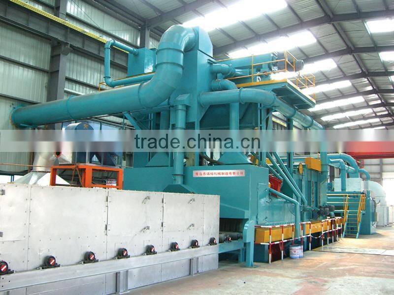 Roller Conveyor Plate/Sheet Rust Sandblast Removal Equipment